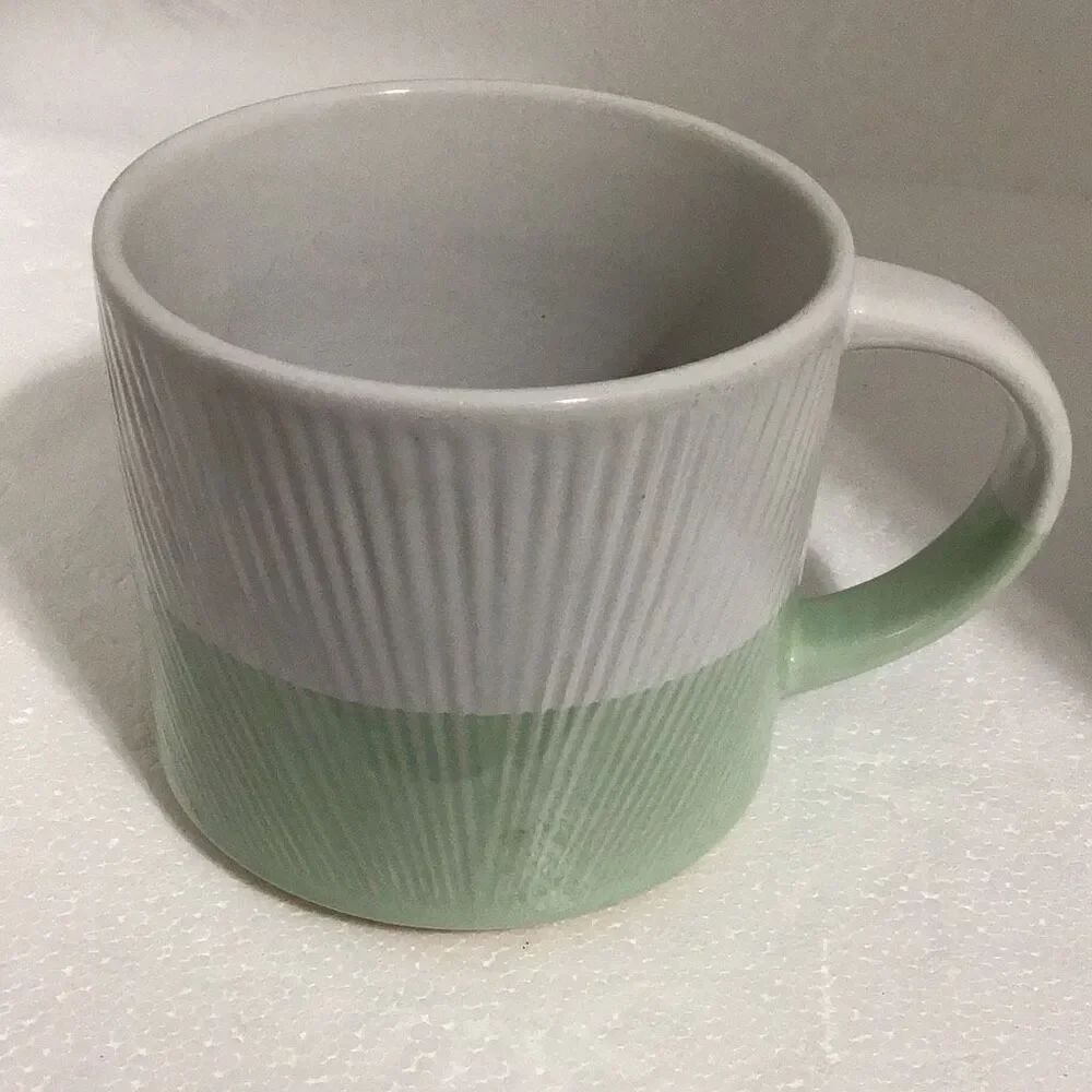 2014 non-branded sea foam 14 ounce Starbucks coffee mug